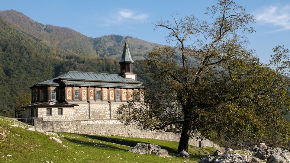 The Church of the Holy Ghost in Javorca