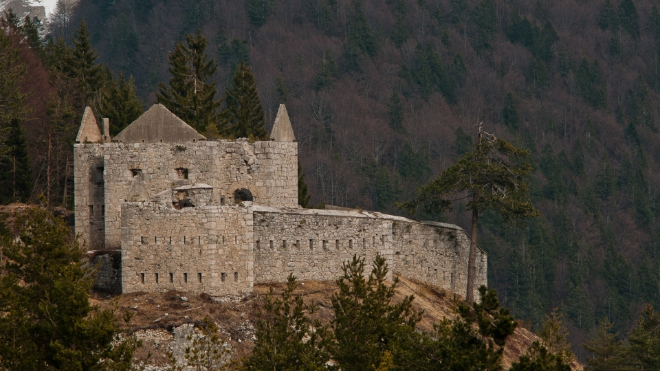 The Castel and Memorial at Predel