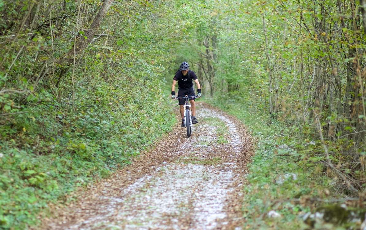 Mountain biking