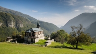 Die Kirche des Heiligen Geistes in Javorca