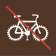 Prepovedana vožnja s kolesi v naravnem okolju 