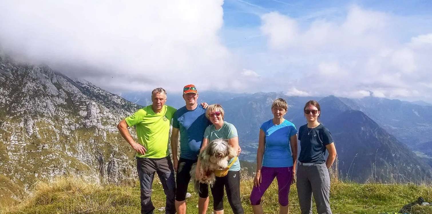 Guided hike from Bovec (Gozdec) via Skutnik to Planina Kot above Resia