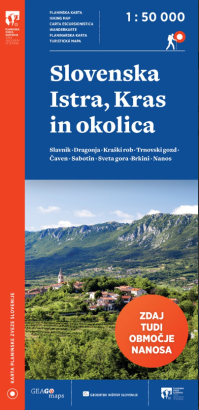 Slovenska Istra, Kras in okolica - 1 : 50.000