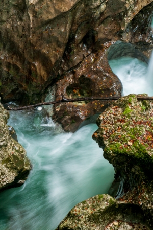 Die Mostnica-Schlucht und die Wasserfälle