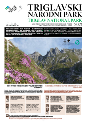 Visitor's Guide to the Julian Alps Biosphere Area - summer (Summer 2021 - public transport)