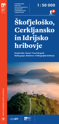 Škofjeloško, Cerkljansko in Idrijsko hribovje - 1 : 50.000