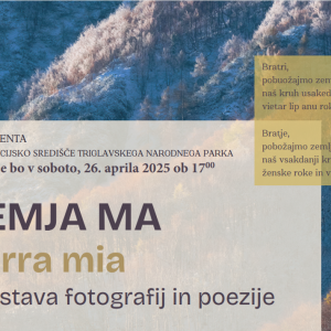 Zemlja Ma / Terra mia razstava fotografij in poezije