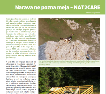 Narava ne pozna meja - NAT2CARE