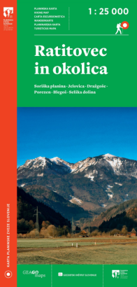 Ratitovec in okolica - 1 : 25.000