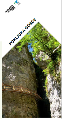 Triglav National Park leaflets ( Pokljuka Gorge)
