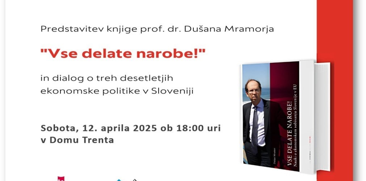 Predstavitev knjige prof. dr. Dušana Mramorja '' Vse delate narobe! ''