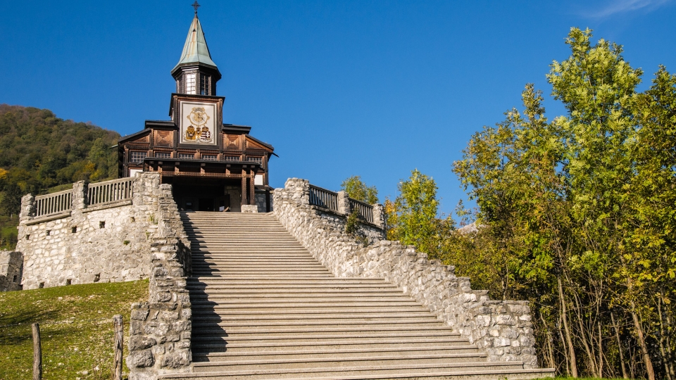 The Church of the Holy Ghost in Javorca