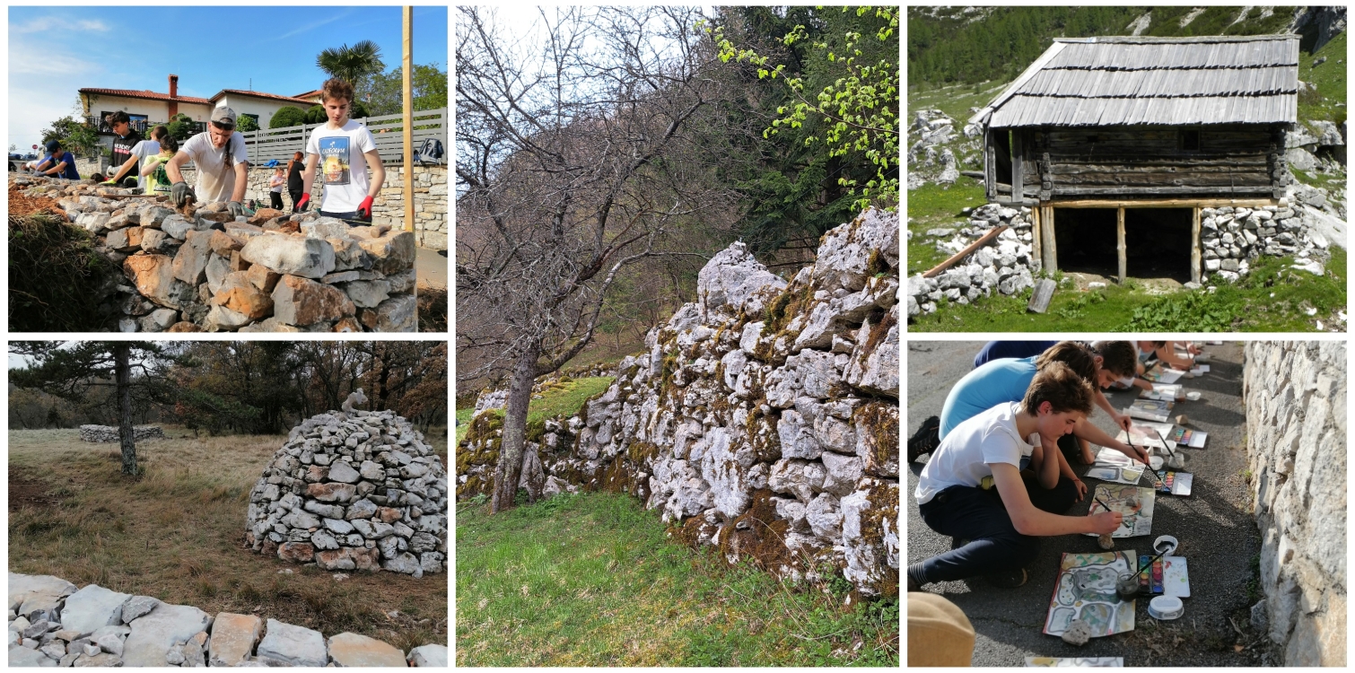 Predstavitev dediščine suhih zidov in ohranjanja kulturne krajine - Tolmin