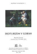 Razprave in raziskave 11: Ekoturizem v gorah