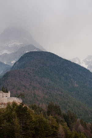 Die Festung und das Denkmal bei Predel