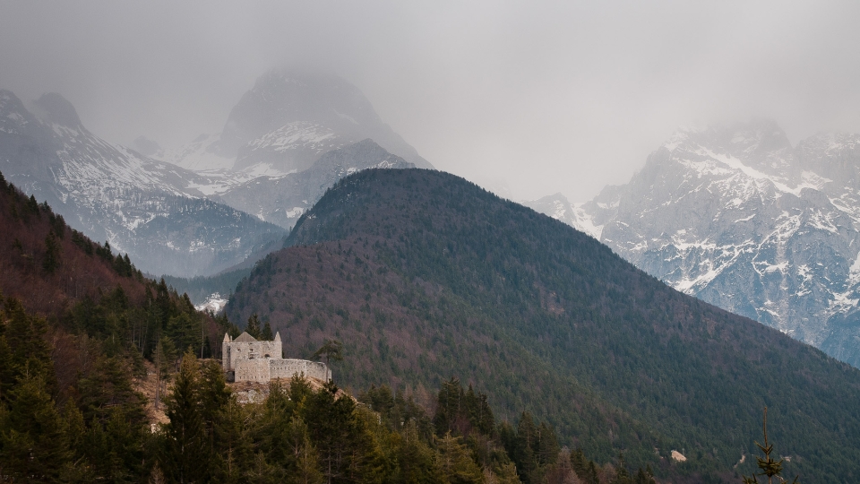 The Castel and Memorial at Predel