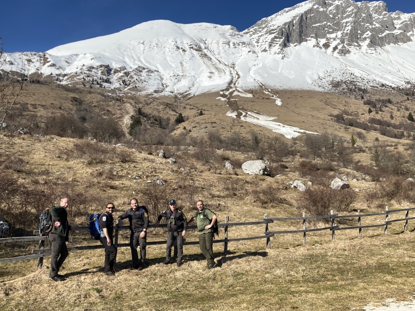 Naravovarstveni nadzorniki TNP iz Posočja na terenskem izobraževalnem dnevu