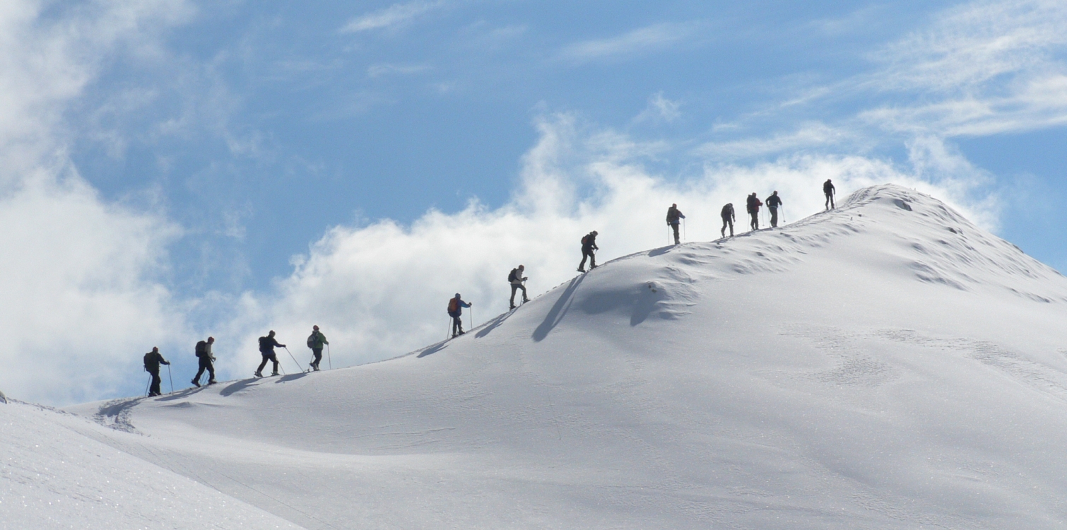 Besuch des Parks im Winter