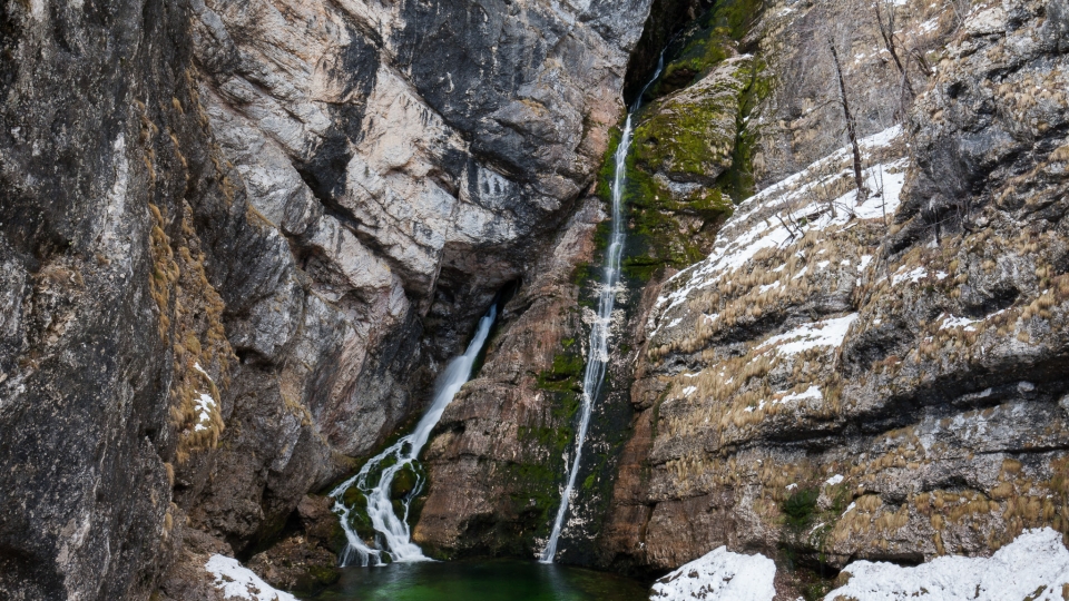 The Savica Waterfalls