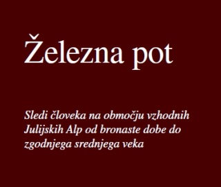 Vodnik Železna pot